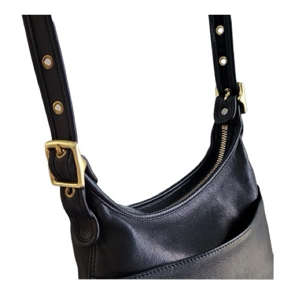 Vintage Coach Leather Crossbody Bag | 2002 Costa Rica | Brass Hardware - Picture 3 of 8